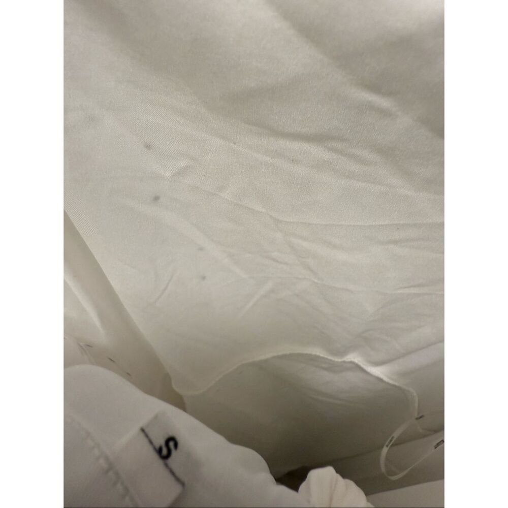 Elliatt Moss Tiered Embellished Gown White bachelorette wedding Bridal size S NW - Picture 11 of 11